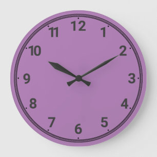 Lilac Große Wanduhr