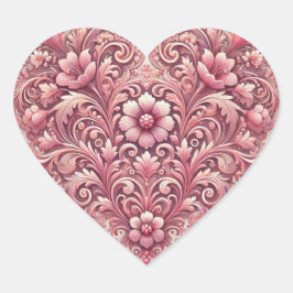Lilac Heart Herz-Aufkleber