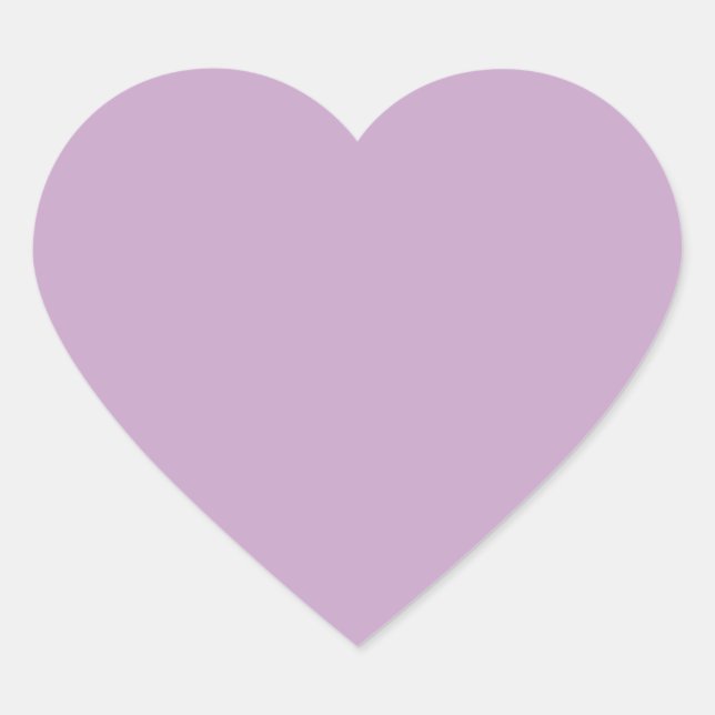 Lilac Heart Sticker (Vorderseite)
