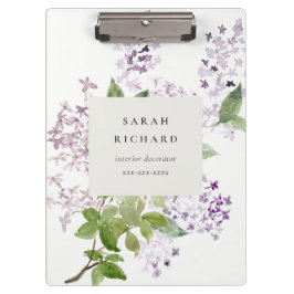 Lilac Hütte Garden Blumenladen Business Klemmbrett