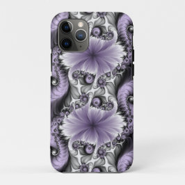 Lilac Illusion Abstraktes florales Fraktal Kunstfa Case-Mate iPhone Hülle