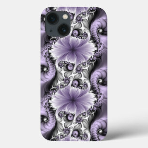 Lilac Illusion Abstraktes florales Fraktal Kunstfa Case-Mate iPhone Hülle