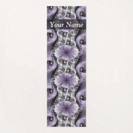 Lilac Illusion Abstraktes Fraktal Art Fantasy Name Yogamatte