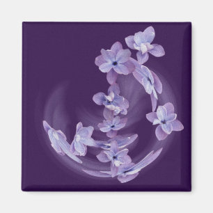 Lilac im Kreis Magnet