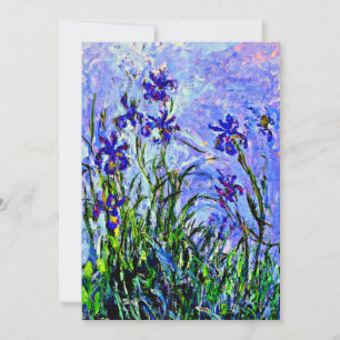 Lilac Irises von Claude Monet, Karte