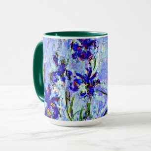 Lilac Irises von Claude Monet Tasse