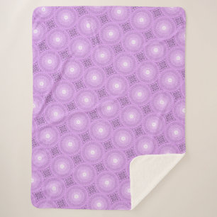 Lilac-Kreismuster Sherpadecke
