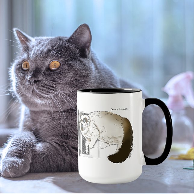Lilac Laptop Cat Funny Niedlich Tasse (Von Creator hochgeladen)