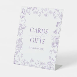 Lilac Lavender French Viktorianisch Brautparty Gif Sockelschild