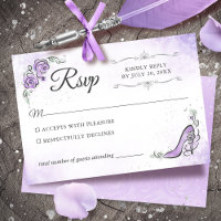 Lilac Lavender und Silver Princess Elegant Wedding