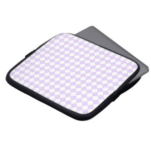 Lilac Lila Diamond Checked Patterns Laptopschutzhülle