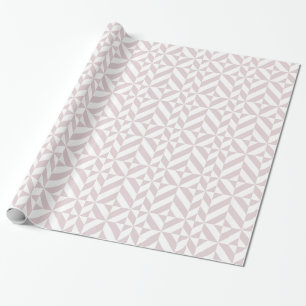 Lilac Lila Geometric Deko Cube Pattern Geschenkpapier
