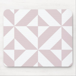 Lilac Lila Geometric Deko Cube Pattern Mousepad