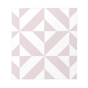 Lilac Lila Geometric Deko Cube Pattern Notizblock