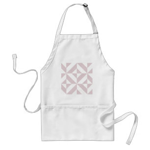 Lilac Lila Geometric Deko Cube Pattern Schürze