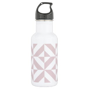 Lilac Lila Geometric Deko Cube Pattern Trinkflasche