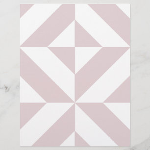 Lilac Lila Geometric Deko Cube Scrapbook Paper