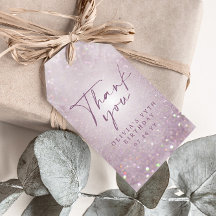 Lilac lila Glitzer Elegante Geburtstagsparty Dekor