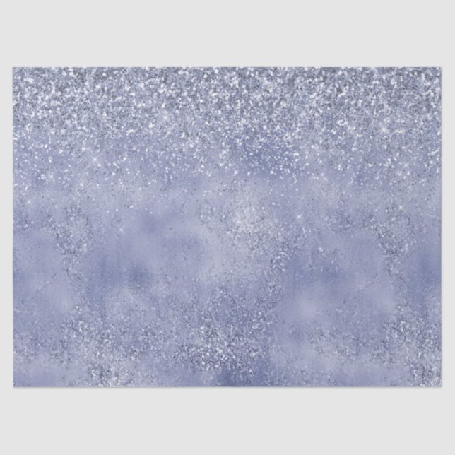 Lilac Lila Glitzer Glitz Funkelglasur Seidenpapier (Vorderseite)