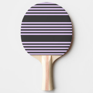 Lilac-lila-Holzkohle-Fünf-Streifen Tischtennis Schläger