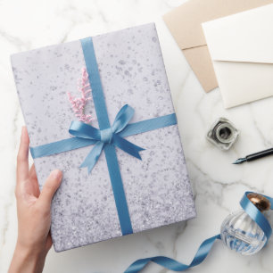 Lilac Lila Imitats Glitzer Geschenkpapier