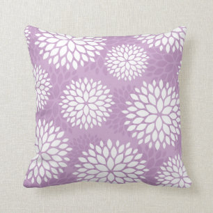 Lilac Lila Moderne Blume Kissen