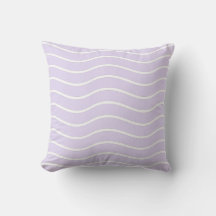 Lilac Lila- und White-Wavy-Linien-Design