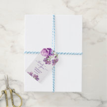 Lilac Lila Watercolor Floral Wedding
