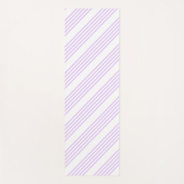 Lilac-lila-weiß-Streifen Yogamatte
