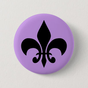 Lilac Lilie Button