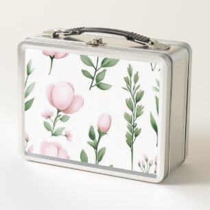 Lilac Lily Food Box Metall Brotdose