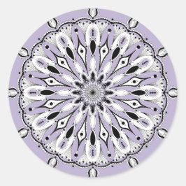 Lilac Mandala (Design 2) Stickers