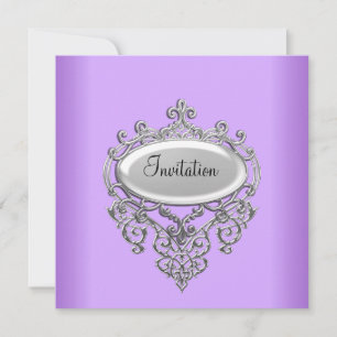 Lilac Mauve Einladung bei jedem Ereignis