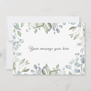 Lilac Perennial Ihre Message Card Dankeskarte