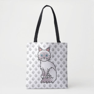 Lilac Point Tabby Birman / Ragdoll Süße Katze & Pf