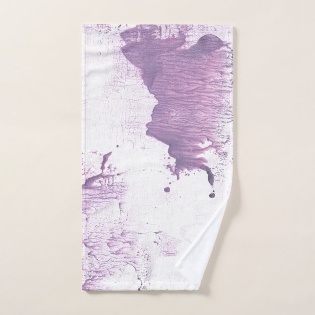 Lilac-Punkte Handtuch (Handtuch)