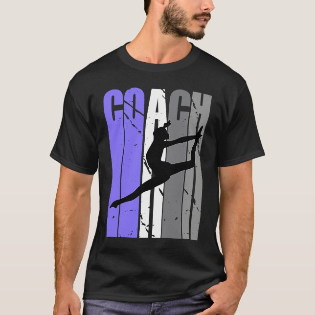 Lilac Purple Dance Coach Dance Instructor Dancer D T-Shirt (Vorderseite)