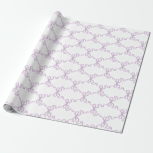 lilac Ribbon Trellis Geschenkpapier