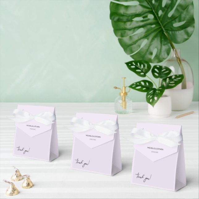Lilac Romantic Calligraphy Geschenkschachtel (Zahlreiche)