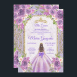 Lilac Rose Mexican Girl 15. Geburtstag 1 Einladung<br><div class="desc">Lilac Rose Mexican Girl 15. Geburtstag 1 EinladungMis Quince Anos,  15. Geburtstag, </div>