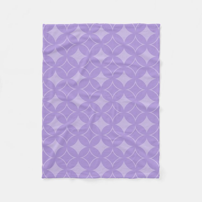 Lilac Shippo Muster Fleecedecke (Vorderseite)