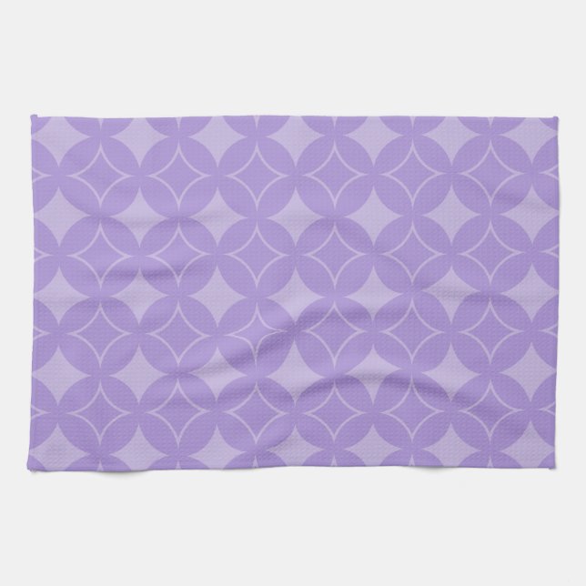 Lilac Shippo Muster Geschirrtuch (Horizontal)