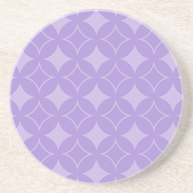 Lilac Shippo Muster Getränkeuntersetzer (Vorne)
