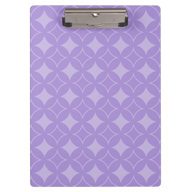 Lilac Shippo Muster Klemmbrett (Vorderseite)