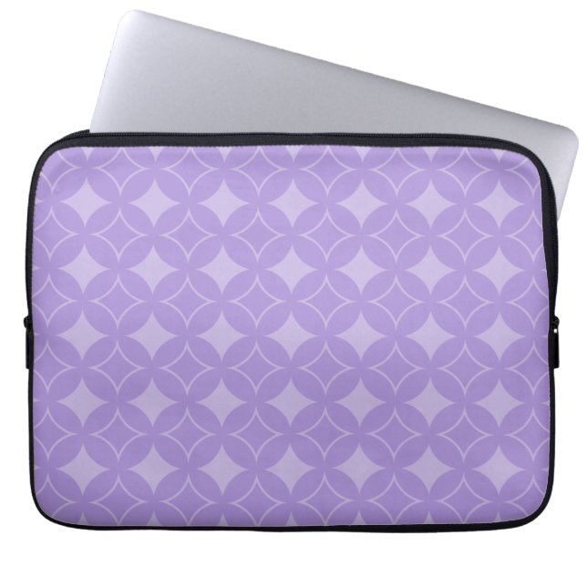 Lilac Shippo Muster Laptopschutzhülle (Vorderseite)