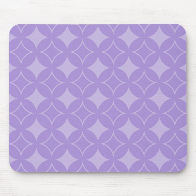 Lilac Shippo Muster Mousepad (Vorne)
