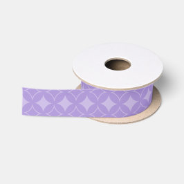 Lilac Shippo Muster Satinband