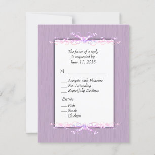 Lilac Simplicity UAWG mit Entree RSVP Karte