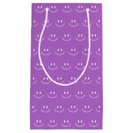 Lilac Smile Pattern Geschenktasche Kleine Geschenktüte