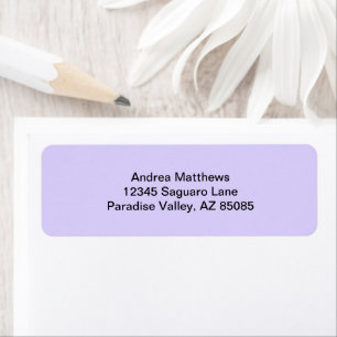 Lilac Solid Color